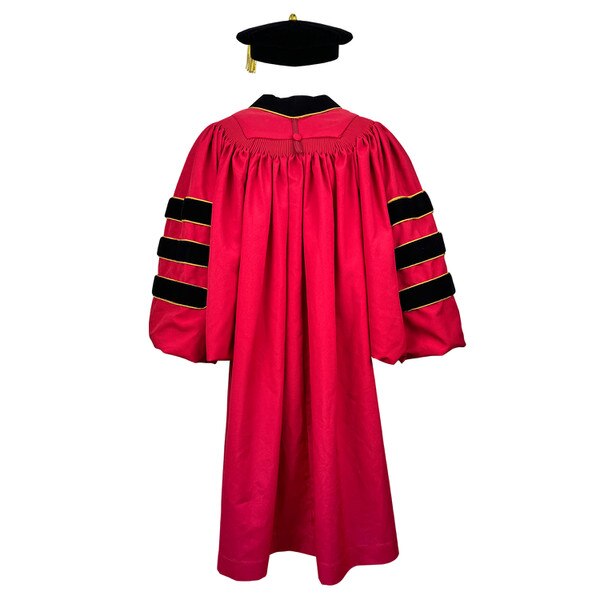RENT Doctoral Official ISU Red Gown Tam & Tassel (ISU Grad Only)